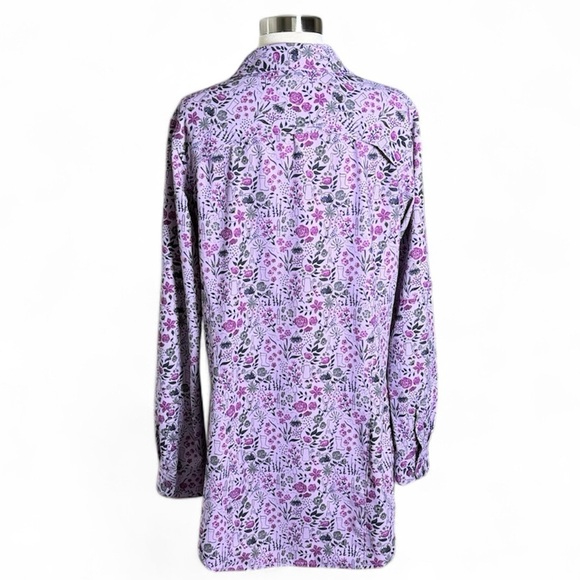 DULUTH TRADING CO Garden Print Tunic Size Medium - Picture 5 of 15